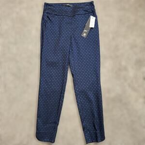 Up! Pants 6 Womens Ultimate Slimming Technology Tummy Control Jacquard Geo New